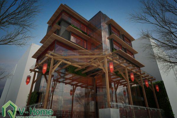 Thiết kế kiến trúc New Life Restaurant - cover