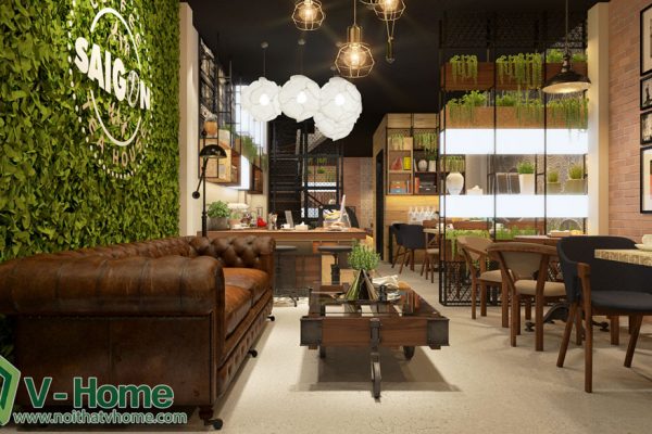 Thiết kế không gian Coffee Tea House