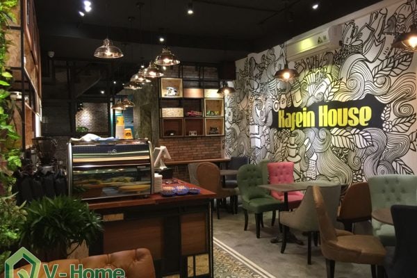 thiết kế không gian quán Cafe Kafein House