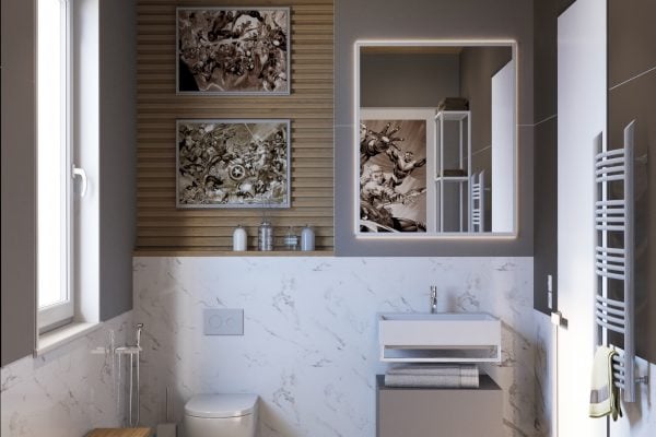 Thiết kế nhà vệ sinh nhỏ đẹp