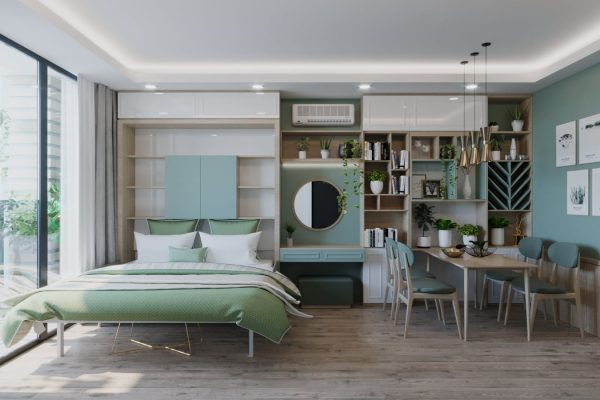 thiết kế nội thất Officetel D' El Dorado